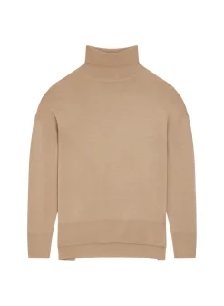 Maison Montagut Pull Col Roule A Fentes En Laine Merinos - Amy><noscript><img width=