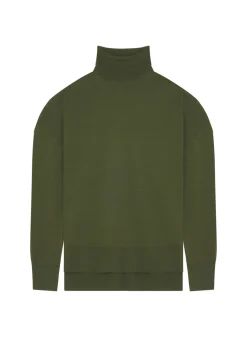 Maison Montagut Pull Col Roule A Fentes En Laine Merinos - Amy><noscript><img width=