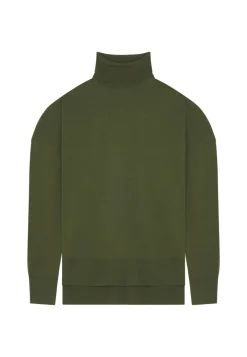 Maison Montagut Pull Col Roule A Fentes En Laine Merinos - Amy><noscript><img width=