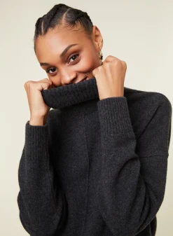 Maison Montagut Pull Col Roule A Fentes En Cachemire 4 Fils - Adena><noscript><img width=