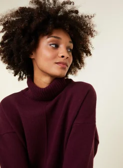 Maison Montagut Pull Col Roule A Fentes En Cachemire 4 Fils - Adena><noscript><img width=