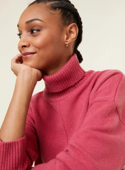 Maison Montagut Pull Col Roule A Fentes En Cachemire 4 Fils - Adena><noscript><img width=