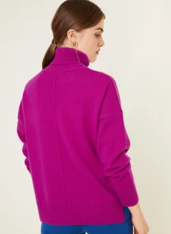 Maison Montagut Pull Col Roule A Fentes En Cachemire 4 Fils - Adena><noscript><img width=