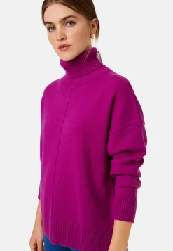 Maison Montagut Pull Col Roule A Fentes En Cachemire 4 Fils - Adena><noscript><img width=