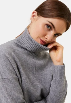 Maison Montagut Pull Col Roule A Fentes En Cachemire 4 Fils - Adena><noscript><img width=