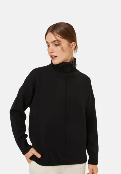 Maison Montagut Pull Col Roule A Fentes En Cachemire 4 Fils - Adena><noscript><img width=