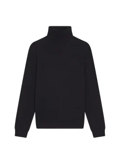 Maison Montagut Pull Col Roule Avec Logo En Laine Merinos - Enzo>Homme Pulls