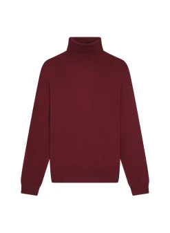 Maison Montagut Pull Col Roule Avec Logo En Laine Merinos - Enzo><noscript><img width=