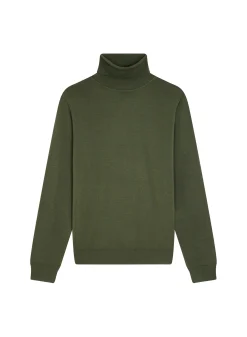 Maison Montagut Pull Col Roule Avec Logo En Laine Merinos - Enzo><noscript><img width=