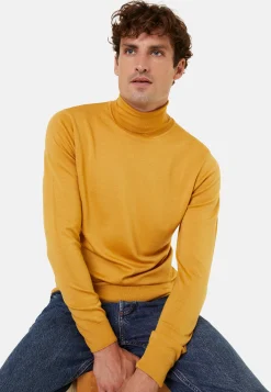 Maison Montagut Pull Col Roule Avec Logo En Laine Merinos - Enzo><noscript><img width=