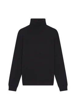 Maison Montagut Pull Col Roule Avec Logo En Laine Merinos - Enzo><noscript><img width=