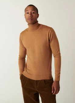 Maison Montagut Pull Col Roule Avec Logo En Laine Merinos - Enzo><noscript><img width=