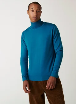 Maison Montagut Pull Col Roule Avec Logo En Laine Merinos - Enzo><noscript><img width=