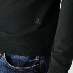 Maison Montagut Pull Col Roule Avec Logo En Laine Merinos - Enzo><noscript><img width=