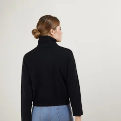 Maison Montagut Pull Col Roule Emmanchures Marteau En Cachemire - Beverly><noscript><img width=