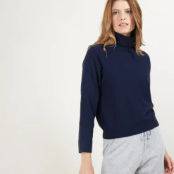 Maison Montagut Pull Col Roule Emmanchures Marteau En Cachemire - Beverly><noscript><img width=