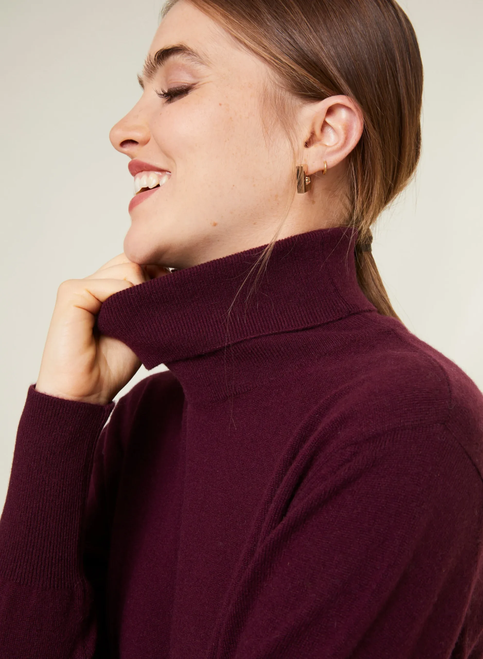 Maison Montagut Pull Col Roule En Cachemire - Anabelle>Femme Pulls