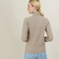 Maison Montagut Pull Col Roule En Cachemire - Carole><noscript><img width=