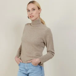 Maison Montagut Pull Col Roule En Cachemire - Carole><noscript><img width=