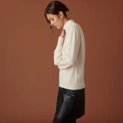 Maison Montagut Pull Col Roule En Cachemire - Abesse><noscript><img width=