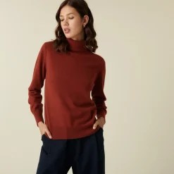 Maison Montagut Pull Col Roule En Cachemire - Abesse><noscript><img width=