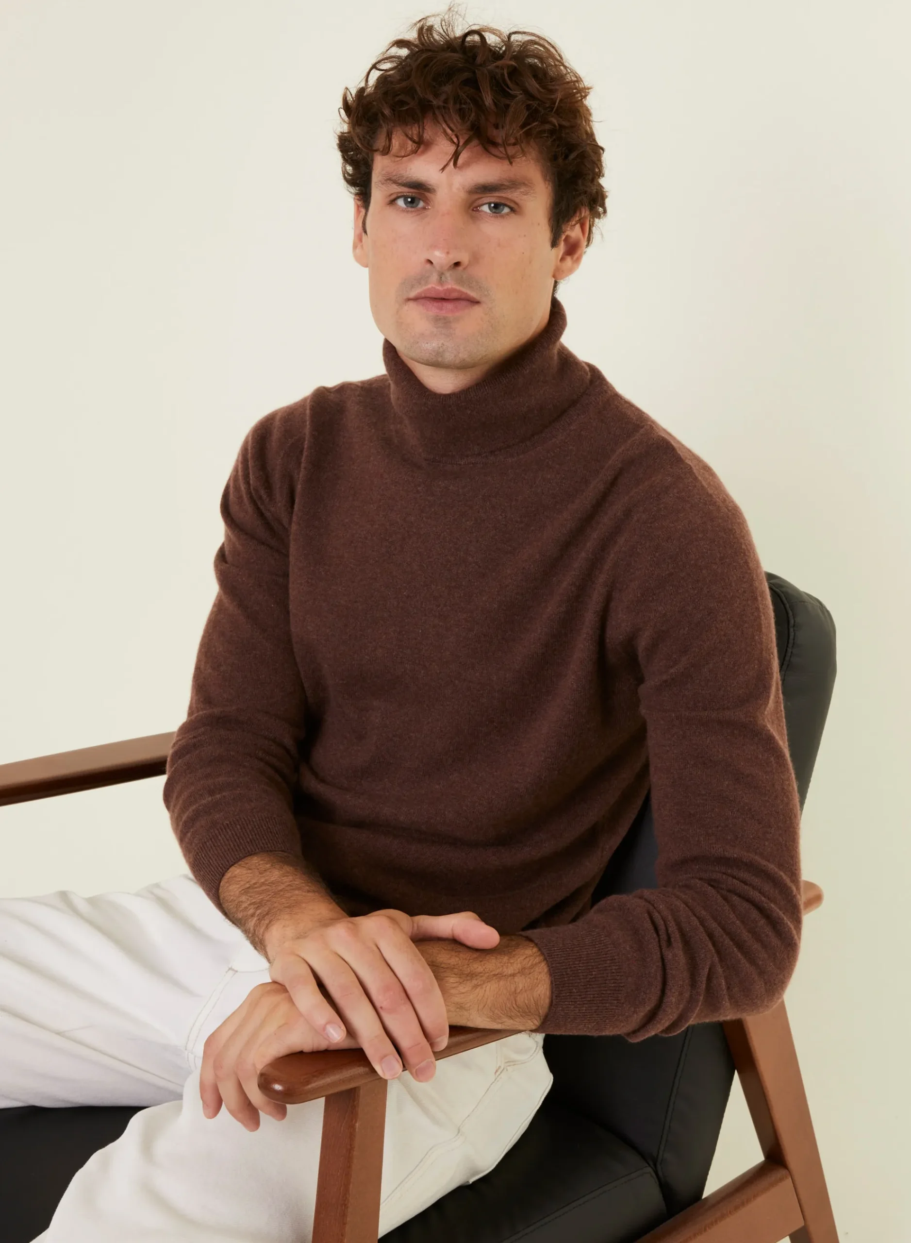 Maison Montagut Pull Col Roule En Cachemire - Eduardo>Homme Pulls
