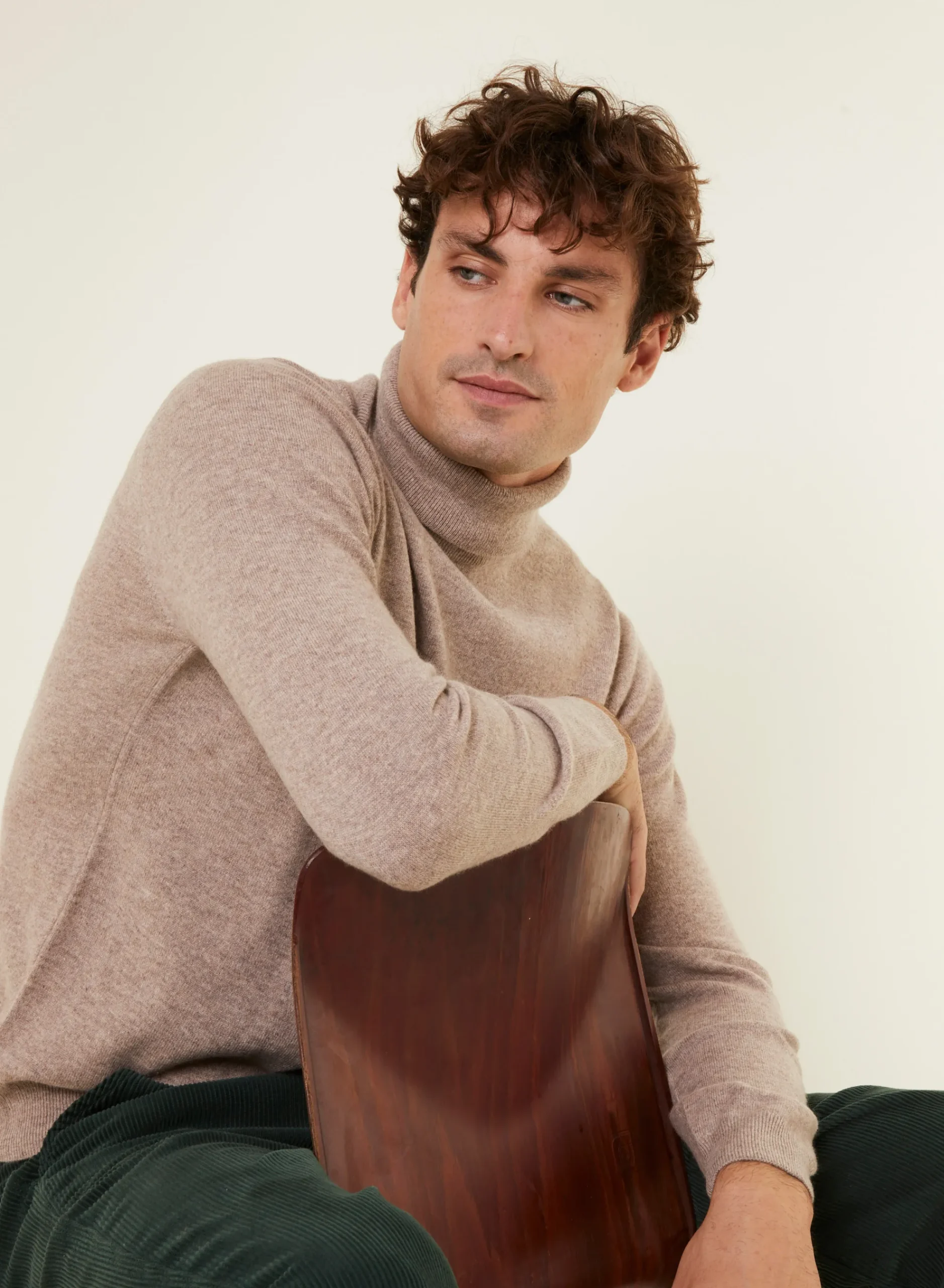 Maison Montagut Pull Col Roule En Cachemire - Eduardo>Homme Pulls