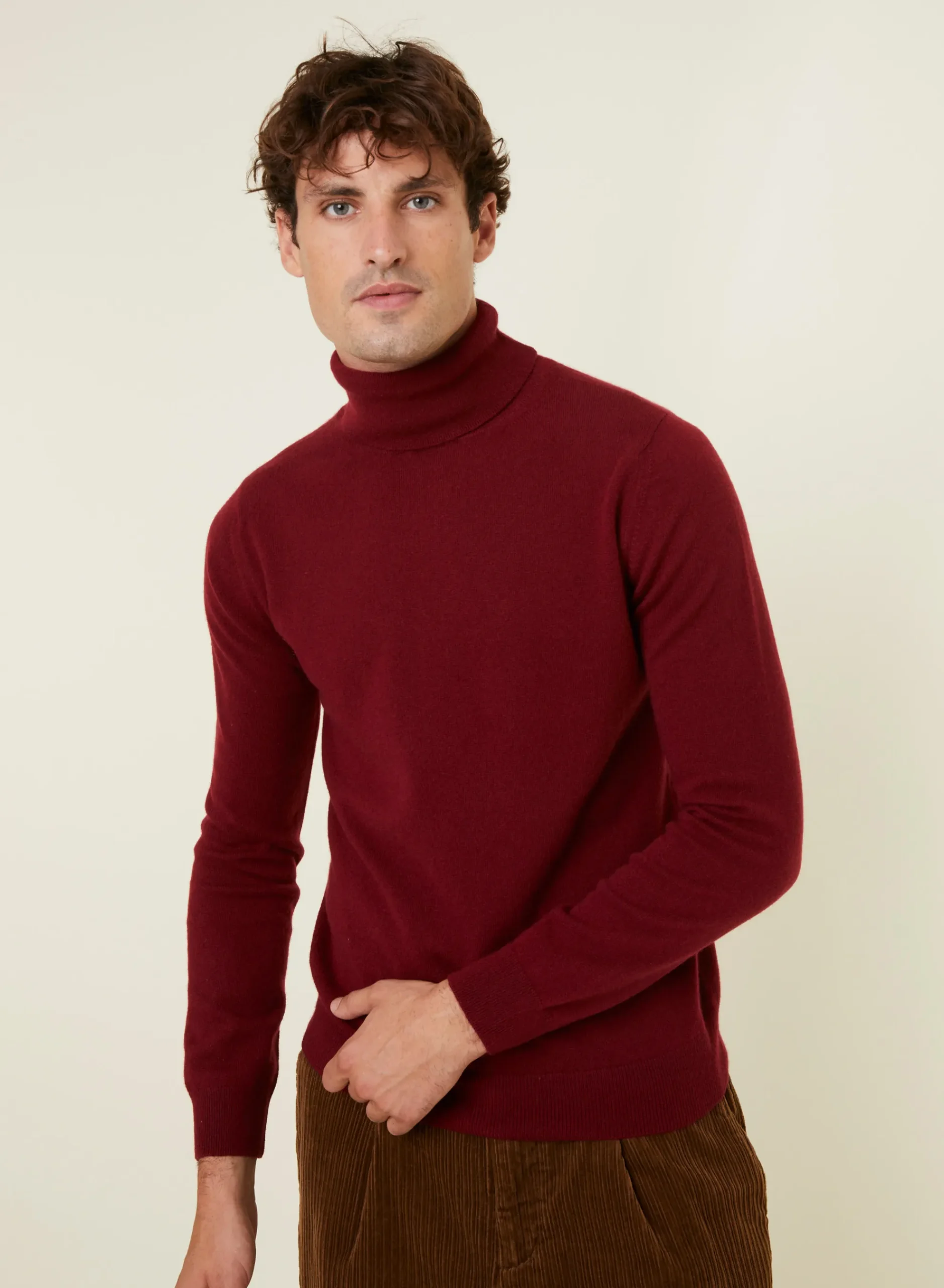 Maison Montagut Pull Col Roule En Cachemire - Eduardo>Homme Pulls