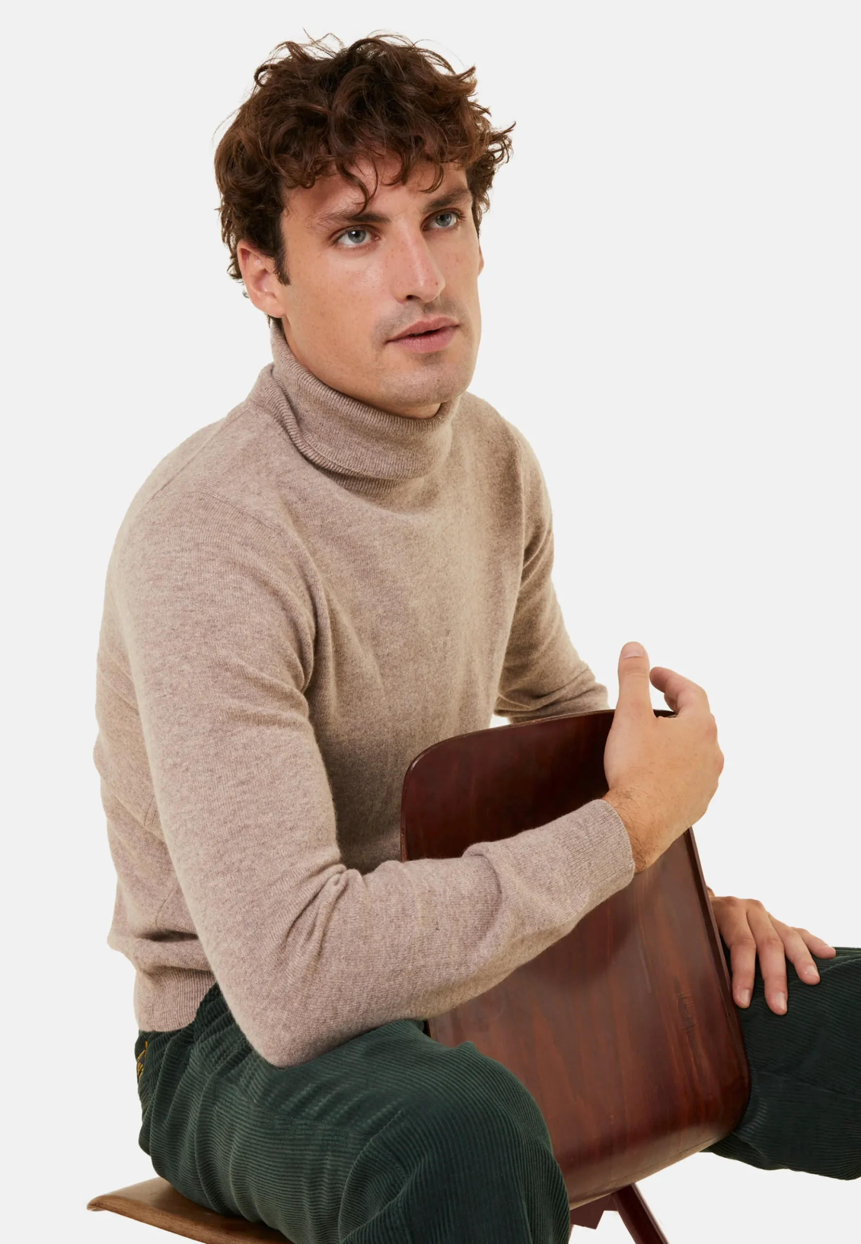 Maison Montagut Pull Col Roule En Cachemire - Eduardo>Homme Pulls