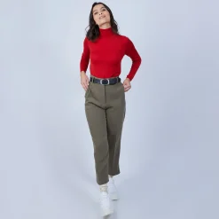 Maison Montagut Pull Col Roule En Laine Et Soie - Bettie><noscript><img width=