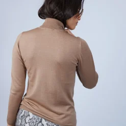 Maison Montagut Pull Col Roule En Laine Et Soie - Bettie><noscript><img width=