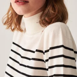 Maison Montagut Pull Col Roule En Laine Merinos Finitions Bord Cotes - Colette><noscript><img width=