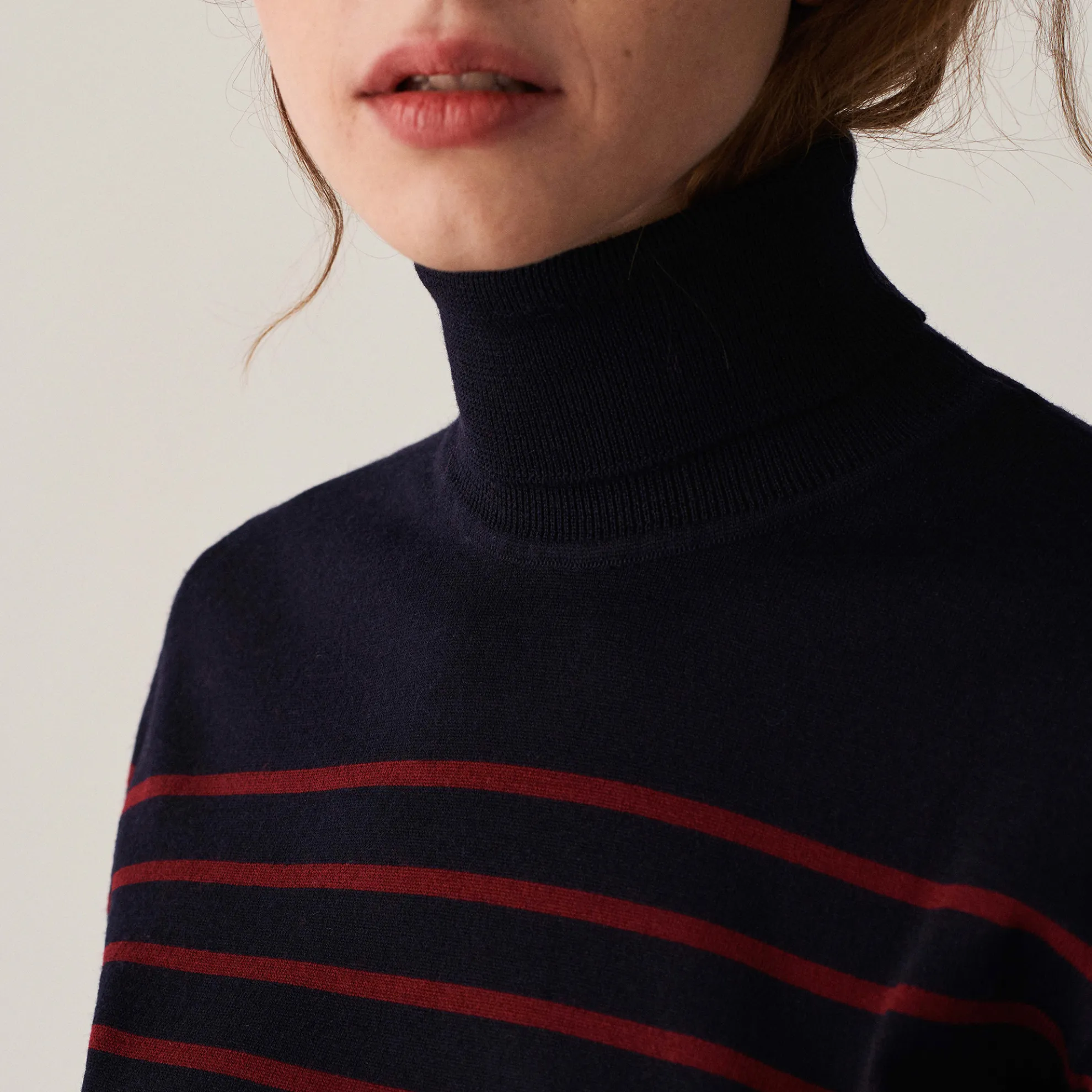 Maison Montagut Pull Col Roule En Laine Merinos Finitions Bord Cotes - Colette>Femme Pulls