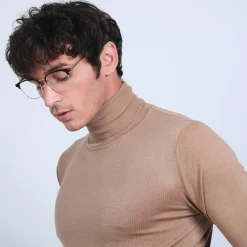 Maison Montagut Pull Col Roule En Laine Merinos - Berry><noscript><img width=