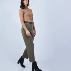 Maison Montagut Pull Col Roule En Laine Merinos - Bea><noscript><img width=