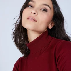 Maison Montagut Pull Col Roule En Laine Merinos - Bea><noscript><img width=