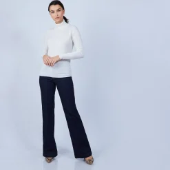 Maison Montagut Pull Col Roule En Laine Merinos - Bea><noscript><img width=