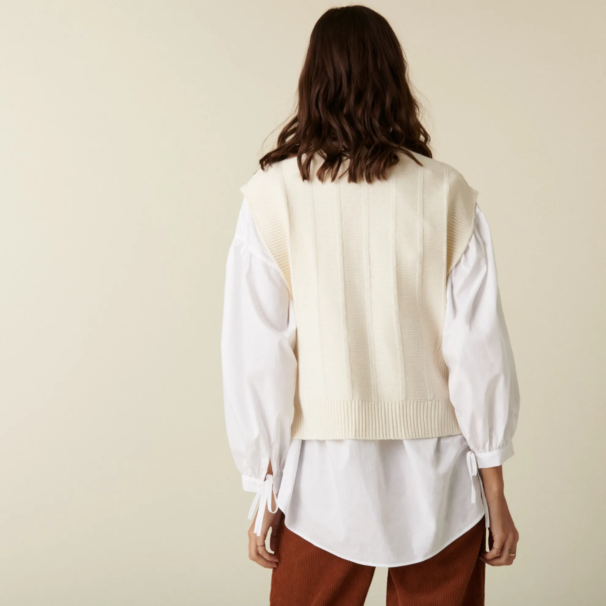 Maison Montagut Pull Col Roule Sans Manches En Laine Merinos - Claudia>Femme Pulls