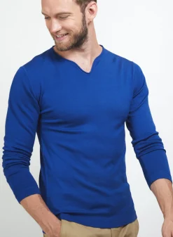 Maison Montagut Pull Col Tunisien En Laine - Bono><noscript><img width=