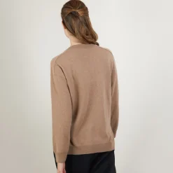 Maison Montagut Pull Col V A Fentes En Cachemire - Barnabe><noscript><img width=