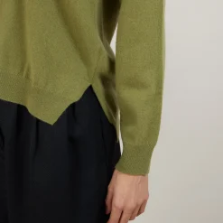 Maison Montagut Pull Col V A Fentes En Cachemire - Barnabe><noscript><img width=