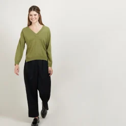 Maison Montagut Pull Col V A Fentes En Cachemire - Barnabe><noscript><img width=