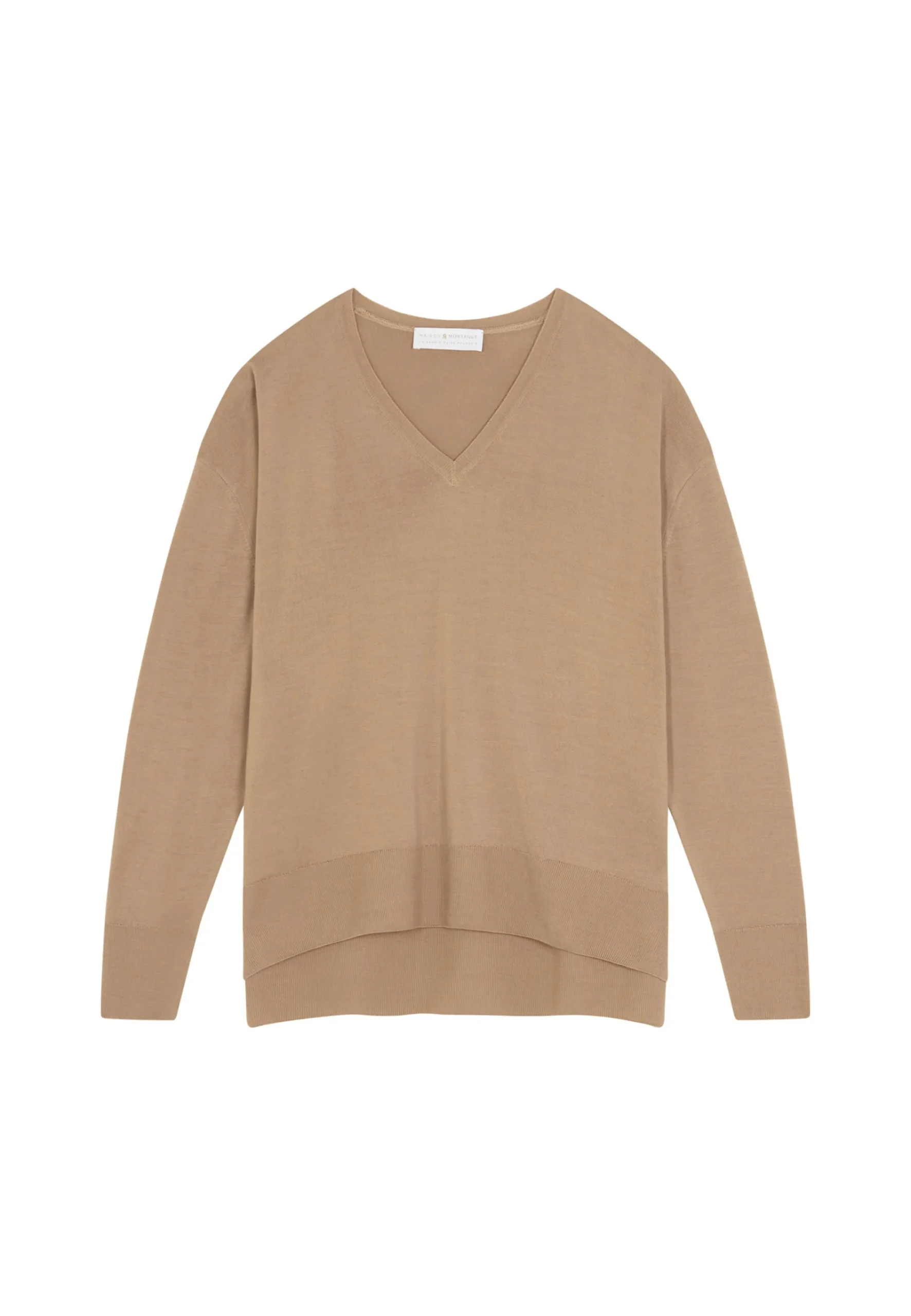 Maison Montagut Pull Col V A Fentes En Laine Merinos - Aurora>Femme Pulls