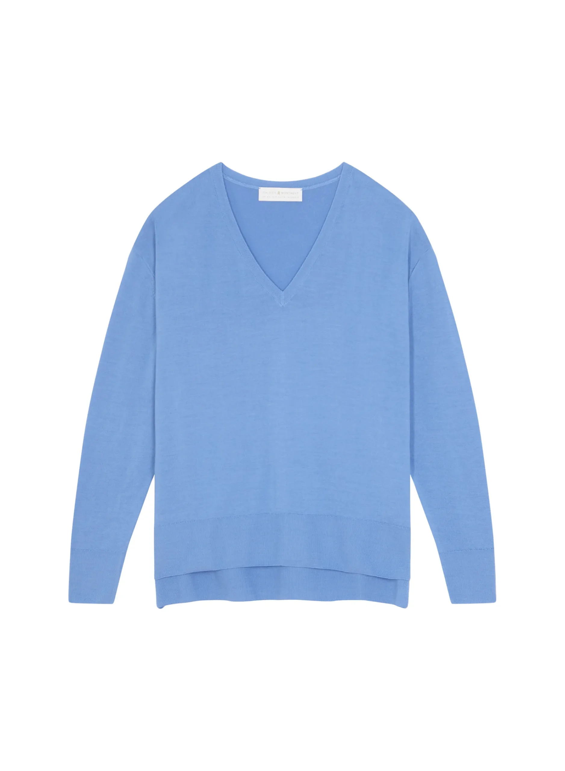 Maison Montagut Pull Col V A Fentes En Laine Merinos - Aurora>Femme Pulls