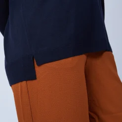 Maison Montagut Pull Col V Avec Fentes En Laine Merinos - Bernice><noscript><img width=