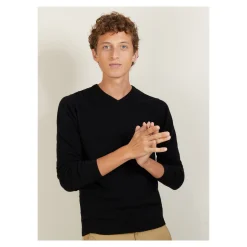 Maison Montagut Pull Col V En Cachemire - Benjamin><noscript><img width=