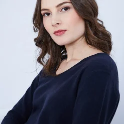 Maison Montagut Pull Col V En Cachemire - Olga><noscript><img width=