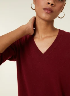 Maison Montagut Pull Col V En Cachemire - Abel><noscript><img width=