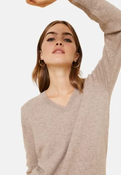 Maison Montagut Pull Col V En Cachemire - Abel><noscript><img width=