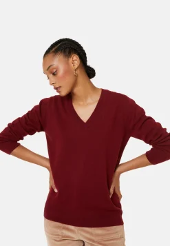 Maison Montagut Pull Col V En Cachemire - Abel><noscript><img width=